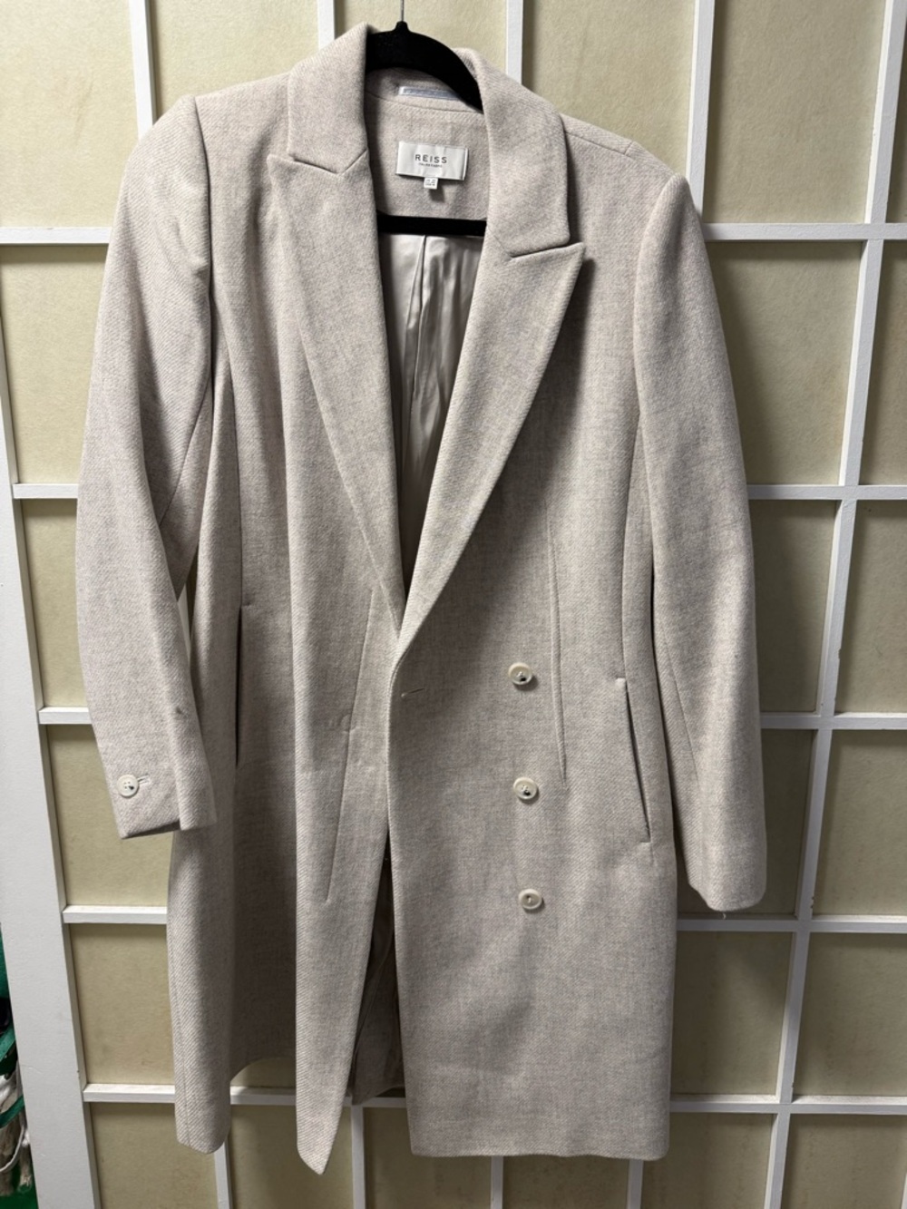 Santhia Wool Blend Double Breasted Coat